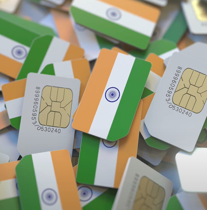 Indian Sim Card + Call + SMS + Internet